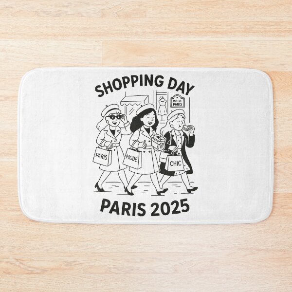 Item preview, Shopping Day Paris 2025 – Girls Trip Fashion Design designed and sold by jelonkaa.