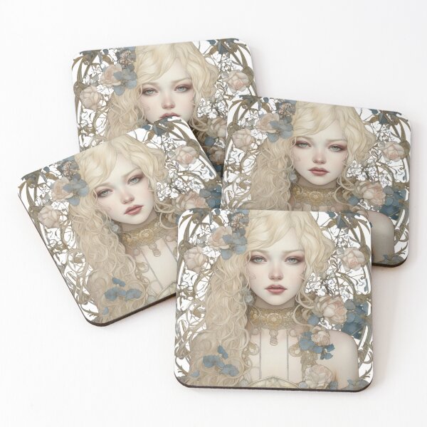 Item preview, Blonde Pastel Goth Woman designed and sold by Radiant-Art.