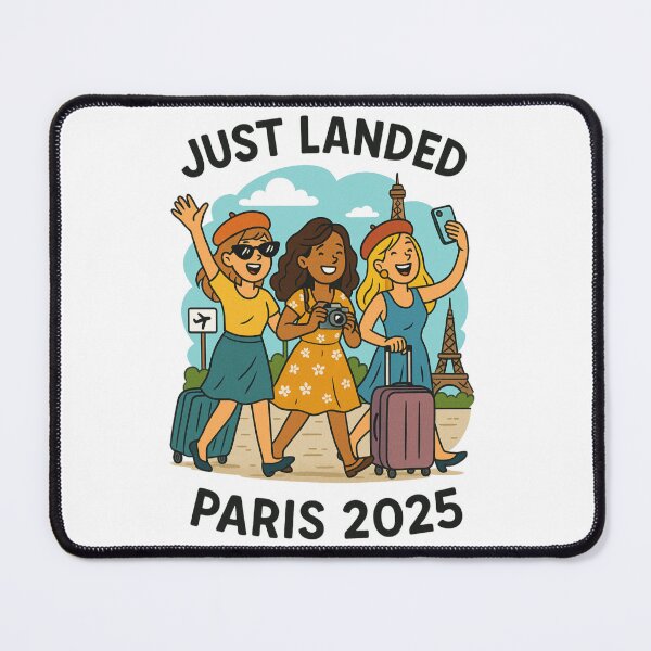 Item preview, Girls Trip to Paris – Just Landed 2025 | Bachelorette Travel Squad Design designed and sold by jelonkaa.
