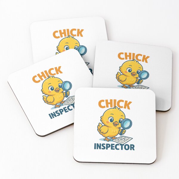 Item preview, Chick Inspector – Funny Poultry Expert Design designed and sold by Collins Design.