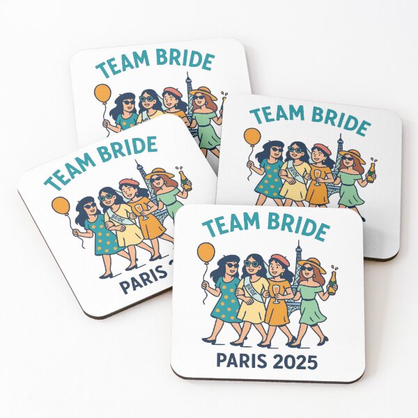Item preview, Team Bride Paris 2025 – Fun Girls Trip Bachelorette Party designed and sold by jelonkaa.