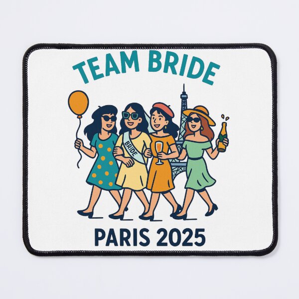 Item preview, Team Bride Paris 2025 – Fun Girls Trip Bachelorette Party designed and sold by jelonkaa.