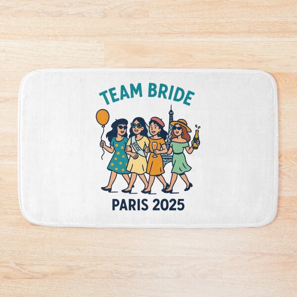 Item preview, Team Bride Paris 2025 – Fun Girls Trip Bachelorette Party designed and sold by jelonkaa.