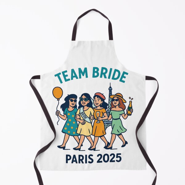 Item preview, Team Bride Paris 2025 – Fun Girls Trip Bachelorette Party designed and sold by jelonkaa.