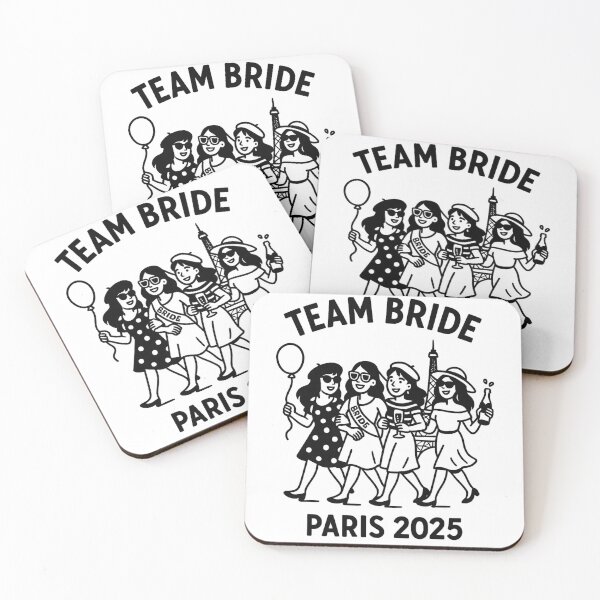 Item preview, Team Bride Paris 2025 – Bachelorette Trip Girls Night designed and sold by jelonkaa.