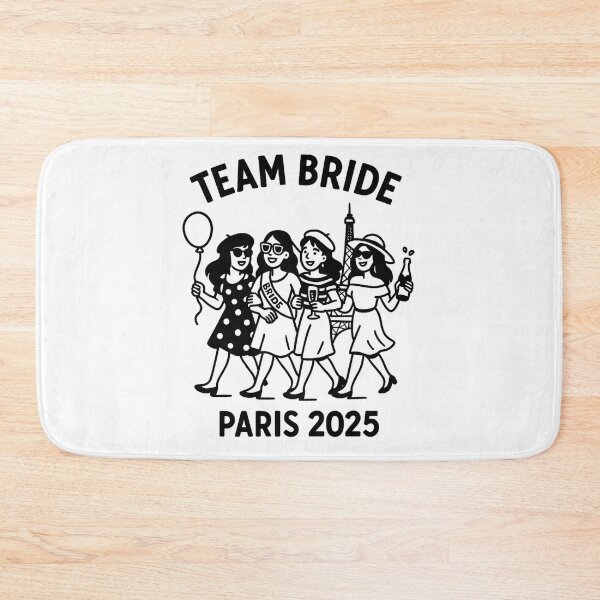 Item preview, Team Bride Paris 2025 – Bachelorette Trip Girls Night designed and sold by jelonkaa.