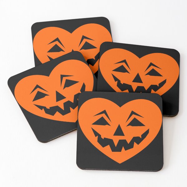 Artikelvorschau, orange halloween herz gotisch valentinstag gruselig entworfen und verkauft von Gossip Rag.