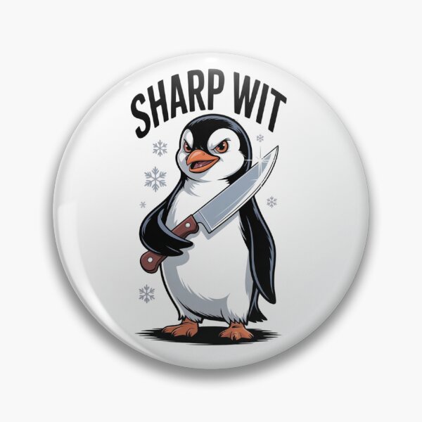 Item preview, Sharp Wit Penguin – Sarcastic Animal Humor designed and sold by jelonkaa.