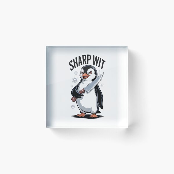 Item preview, Sharp Wit Penguin – Sarcastic Animal Humor designed and sold by jelonkaa.