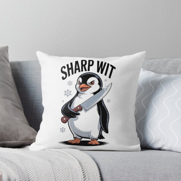 Item preview, Sharp Wit Penguin – Sarcastic Animal Humor designed and sold by jelonkaa.
