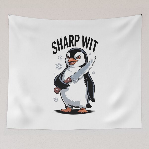 Item preview, Sharp Wit Penguin – Sarcastic Animal Humor designed and sold by jelonkaa.