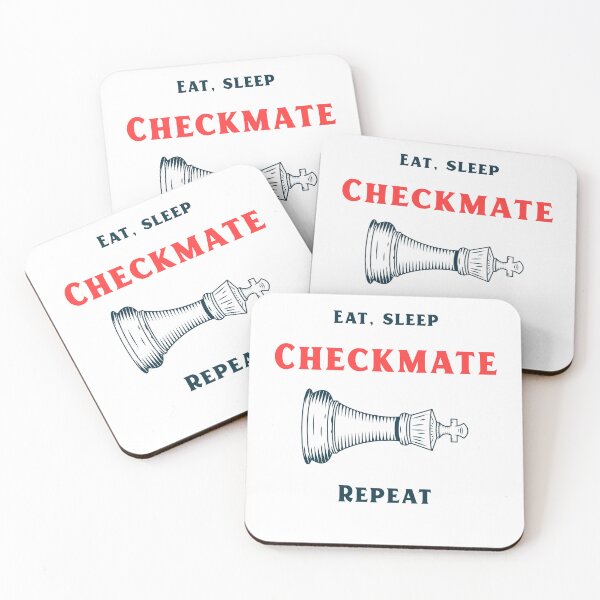 Item preview, Eat, Sleep, Checkmate, Repeat Chess Jokes designed and sold by Sarcastitch_Tees.