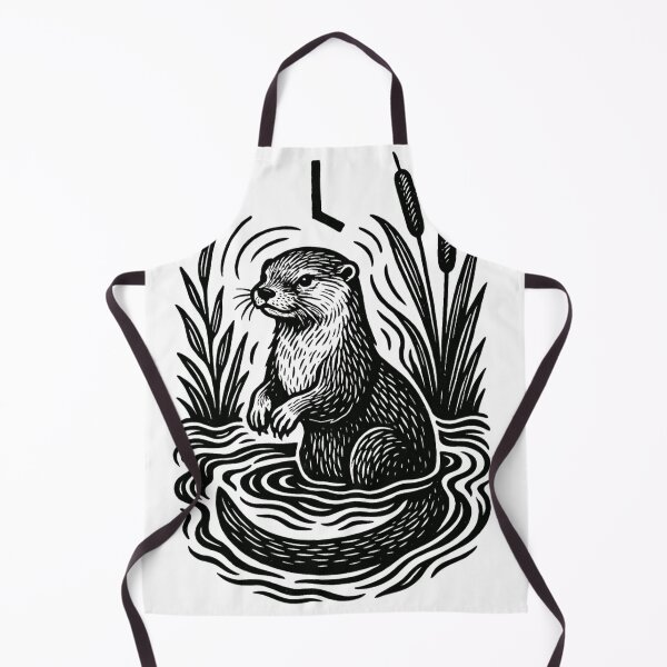 Item preview, Laguz Rune Otter – Norse Nature Spirit Animal Design designed and sold by jelonkaa.