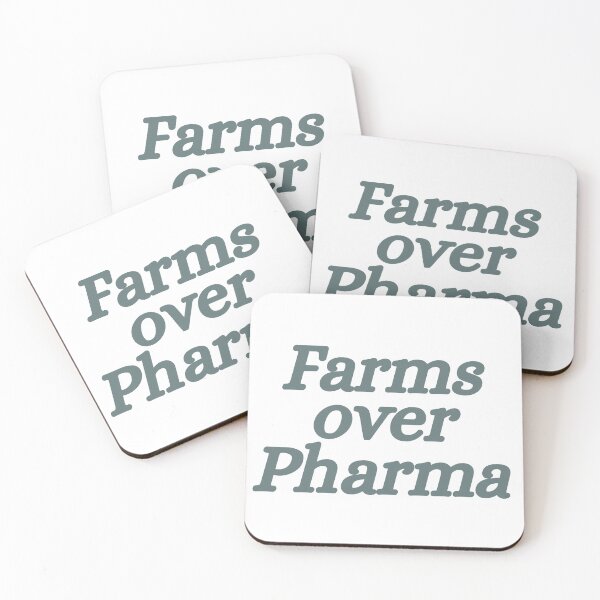 Item preview, Farms over Pharma designed and sold by GraceeDrake.