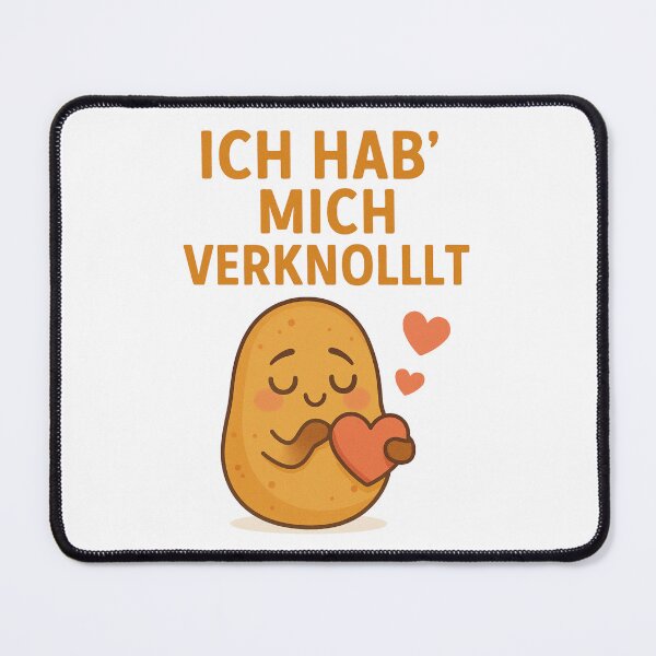 Item preview, Ich hab’ mich verknollt – Cute German Love Potato Pun Design designed and sold by jelonkaa.