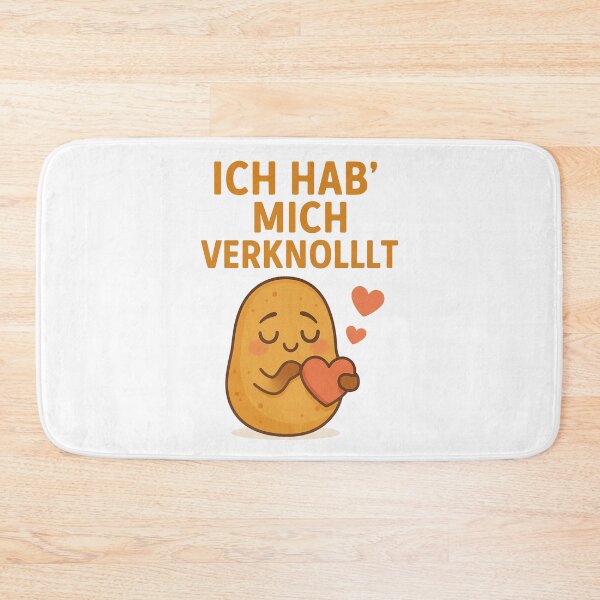 Item preview, Ich hab’ mich verknollt – Cute German Love Potato Pun Design designed and sold by jelonkaa.