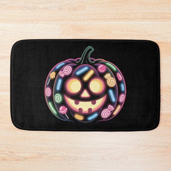 Item preview, Neon Halloween Pumpkin Cute Cartoon  designed and sold by WikaKowalczyk.