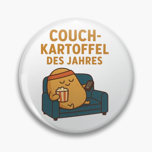Item preview, Couch-Kartoffel des Jahres – Funny German Couch Potato Award designed and sold by jelonkaa.