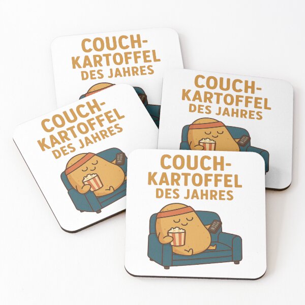 Item preview, Couch-Kartoffel des Jahres – Funny German Couch Potato Award designed and sold by jelonkaa.