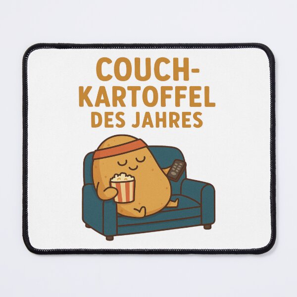Item preview, Couch-Kartoffel des Jahres – Funny German Couch Potato Award designed and sold by jelonkaa.