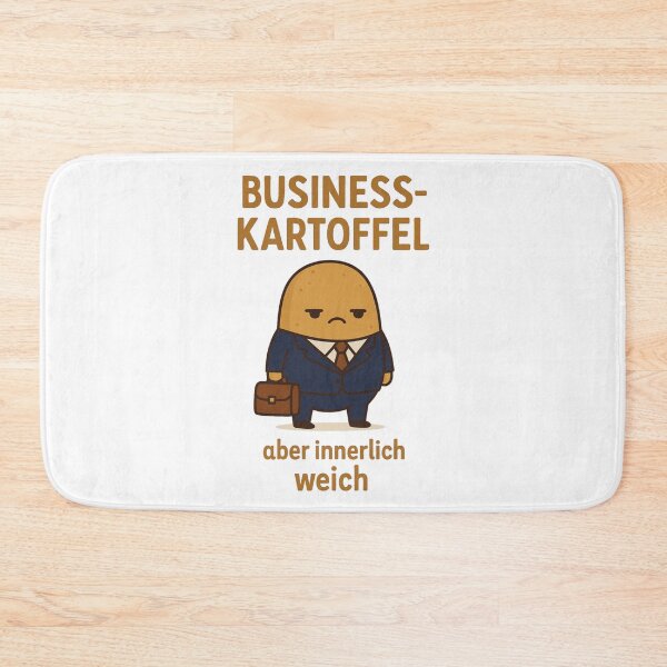 Item preview, Business-Kartoffel – Funny German Office Potato with Soft Heart designed and sold by jelonkaa.
