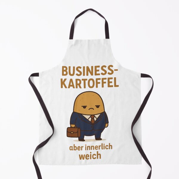 Item preview, Business-Kartoffel – Funny German Office Potato with Soft Heart designed and sold by jelonkaa.