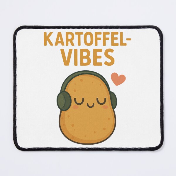 Item preview, Kartoffel-Vibes – Cute German Chill Potato Music Design designed and sold by jelonkaa.