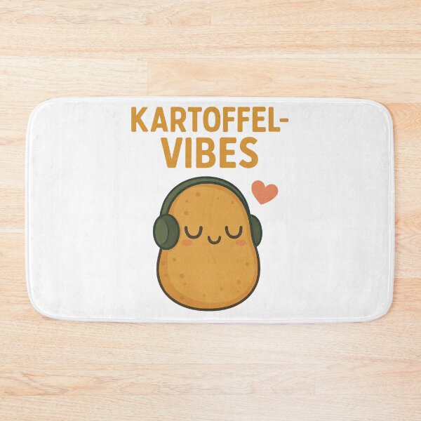 Item preview, Kartoffel-Vibes – Cute German Chill Potato Music Design designed and sold by jelonkaa.