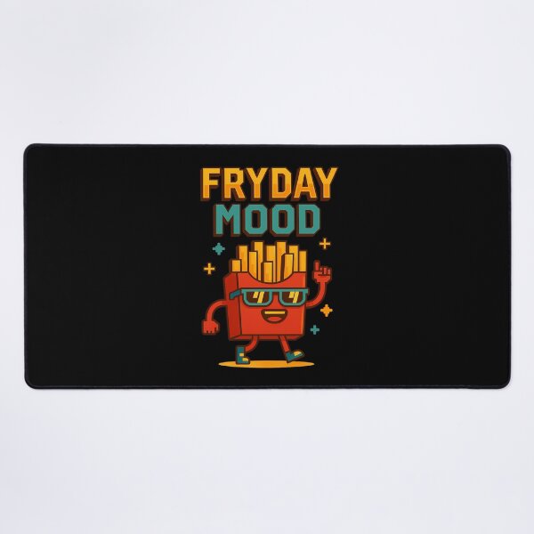 Item preview, Fryday Mood – Funny Fries Pixel Art designed and sold by PrimalPalette.