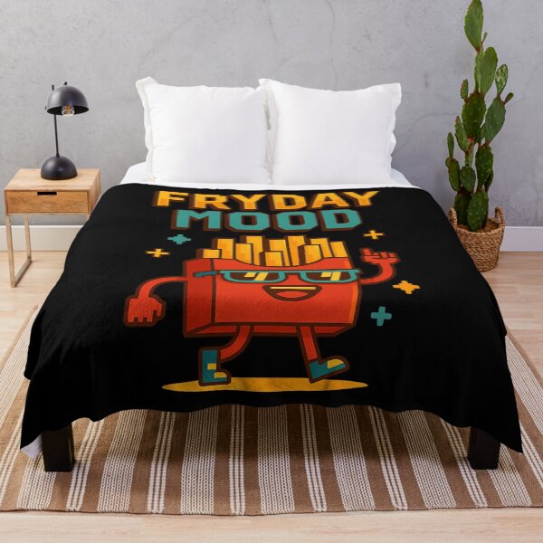 Item preview, Fryday Mood – Funny Fries Pixel Art designed and sold by PrimalPalette.