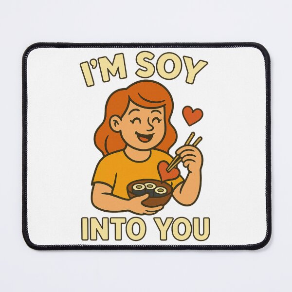 Item preview, I'm Soy Into You – Funny Sushi Food Pun for Couples and Sushi Fans designed and sold by jelonkaa.