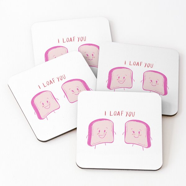 Item preview,  I Loaf You Funny Bread Sticker designed and sold by Blueprint&co.