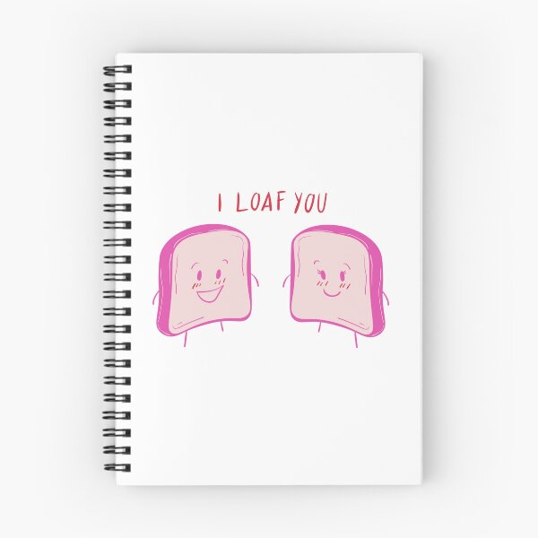 Item preview,  I Loaf You Funny Bread Sticker designed and sold by Blueprint&co.