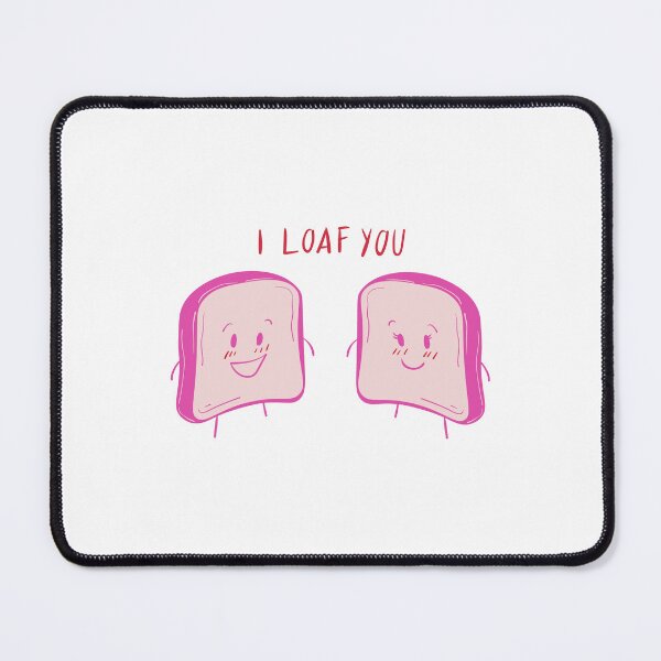 Item preview,  I Loaf You Funny Bread Sticker designed and sold by Blueprint&co.
