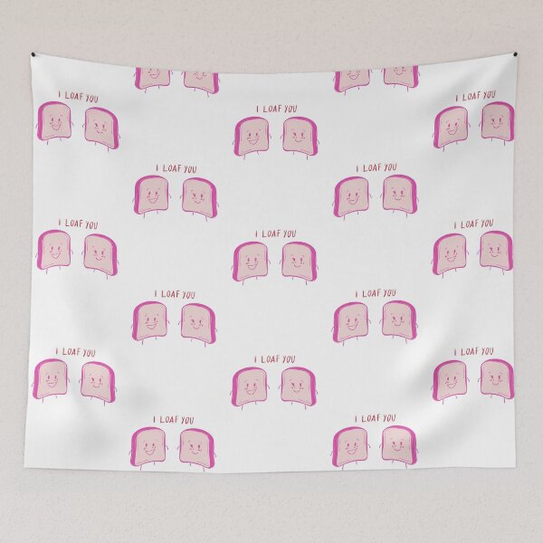 Item preview,  I Loaf You Funny Bread Sticker designed and sold by Blueprint&co.
