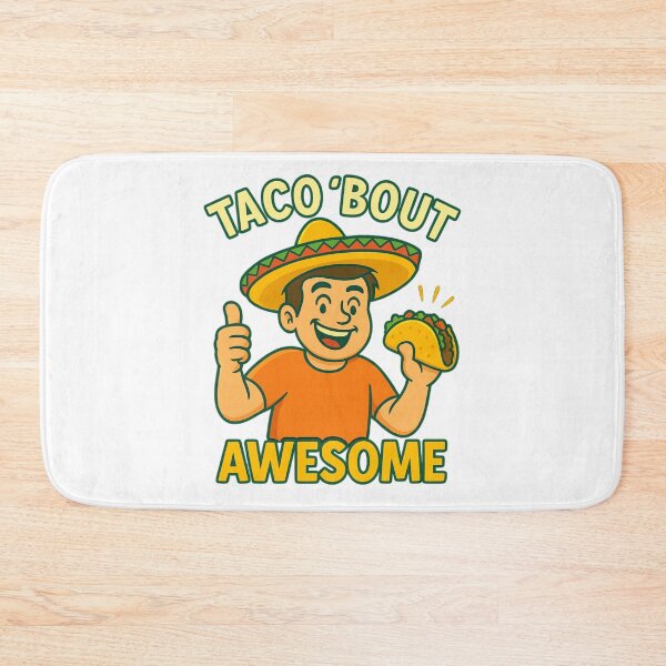 Item preview, Taco ’Bout Awesome – Funny Taco Pun Design for Food Lovers designed and sold by jelonkaa.