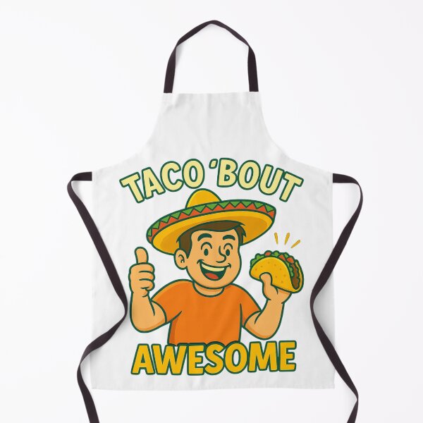 Item preview, Taco ’Bout Awesome – Funny Taco Pun Design for Food Lovers designed and sold by jelonkaa.