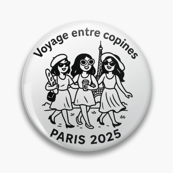 Item preview, Voyage entre copines – Paris 2025 Girls Trip Design designed and sold by jelonkaa.