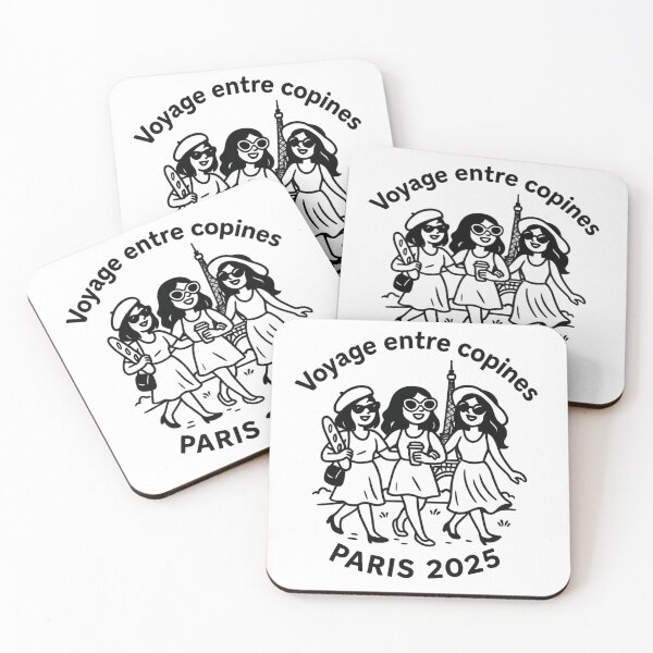 Item preview, Voyage entre copines – Paris 2025 Girls Trip Design designed and sold by jelonkaa.