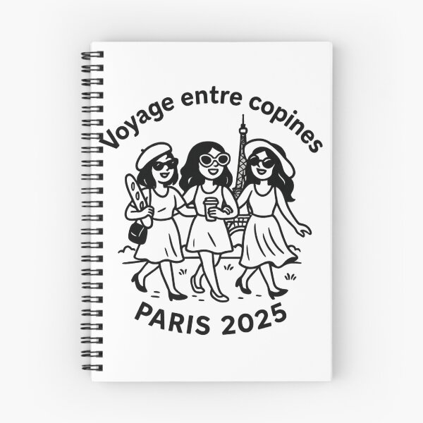 Item preview, Voyage entre copines – Paris 2025 Girls Trip Design designed and sold by jelonkaa.