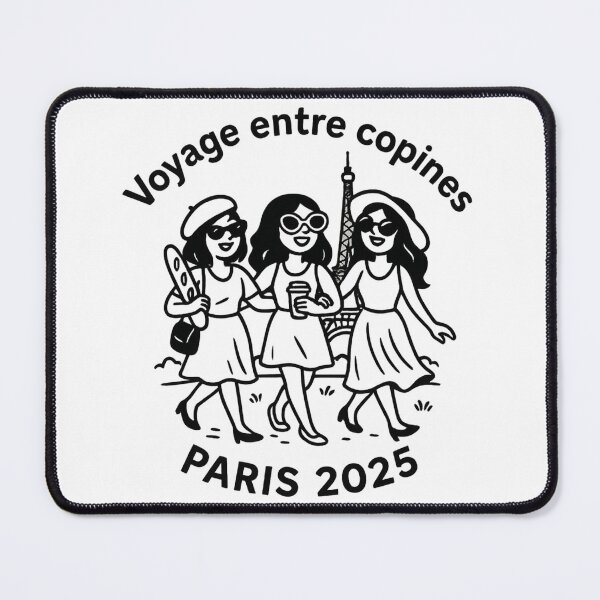 Item preview, Voyage entre copines – Paris 2025 Girls Trip Design designed and sold by jelonkaa.