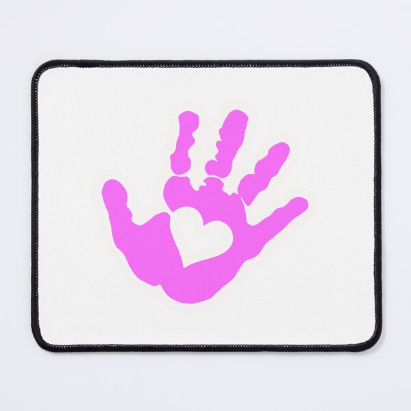 Item preview, Love & Kindness Pink Handprint Sticker designed and sold by Blueprint&co.