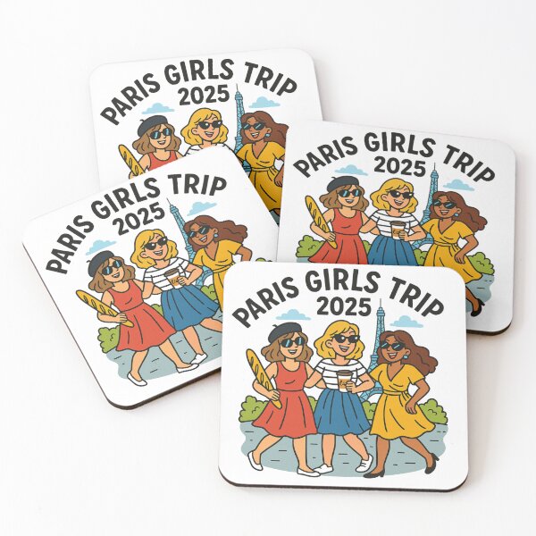 Item preview, Paris Girls Trip 2025 – Fun Friends Travel Design for Women designed and sold by jelonkaa.