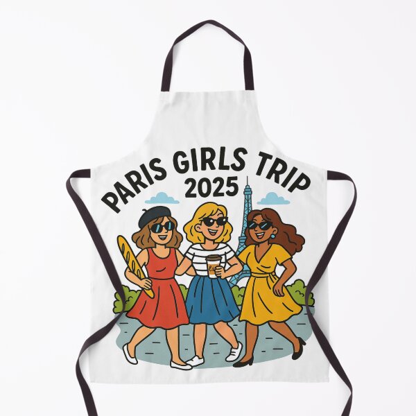 Item preview, Paris Girls Trip 2025 – Fun Friends Travel Design for Women designed and sold by jelonkaa.