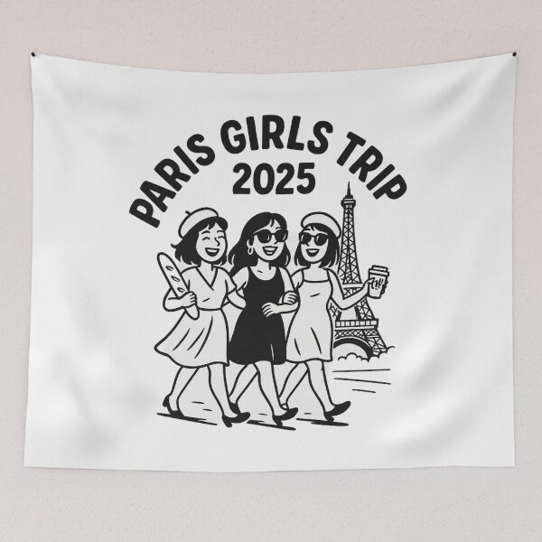 Item preview, Voyage entre copines – Paris 2025 Souvenir Girls Trip designed and sold by jelonkaa.