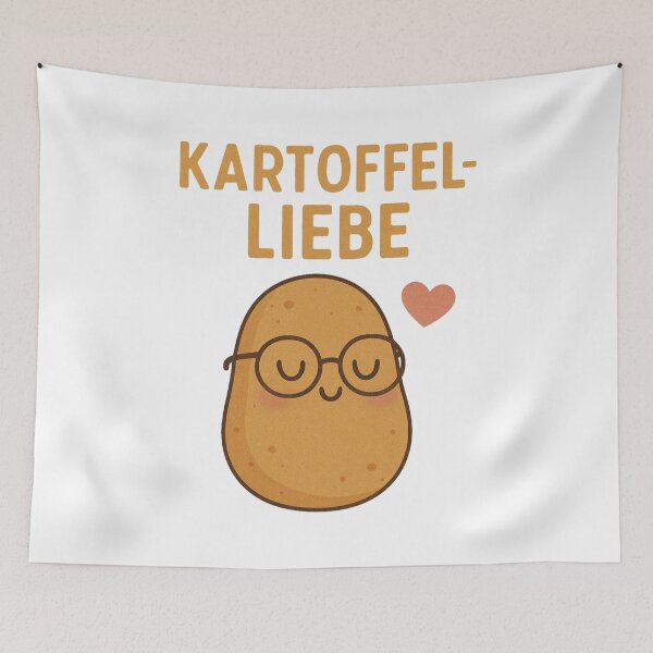 Item preview, Kartoffel-Liebe – Cute German Potato with Glasses Design designed and sold by jelonkaa.