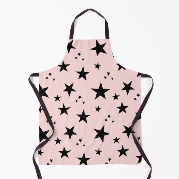 Item preview, Black Stars on Pastel Pink Seamless Repeat designed and sold by Sharon Schwalbe.
