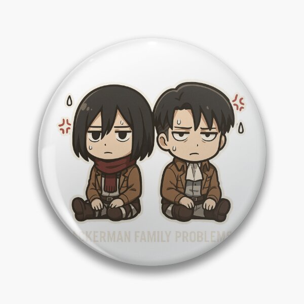 Item preview, Mikasa  and Levi Ackerman Anime Art -Attack on Titan Lovers designed and sold by May's .