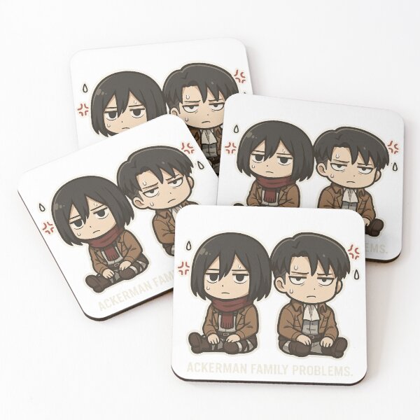 Item preview, Mikasa  and Levi Ackerman Anime Art -Attack on Titan Lovers designed and sold by May's .