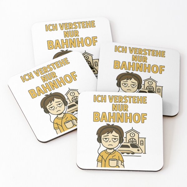 Item preview, Ich verstehe nur Bahnhof – Funny German Idiom Art designed and sold by jelonkaa.